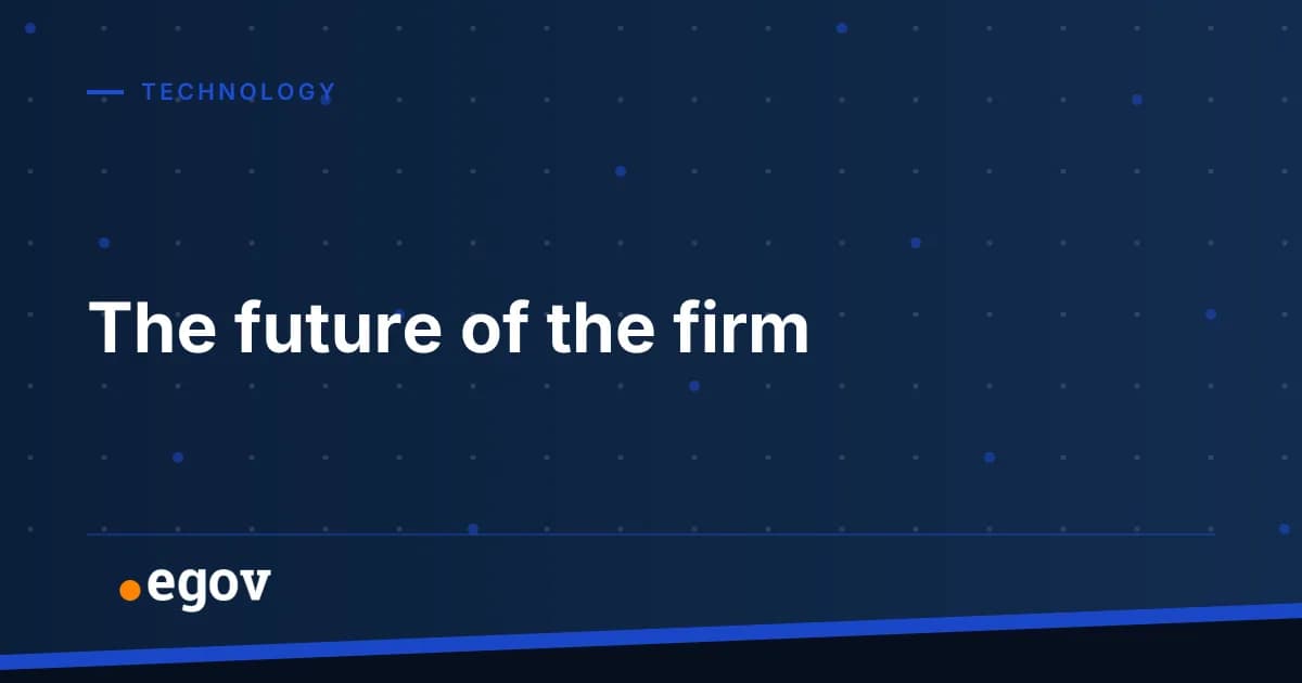 The future of the firm