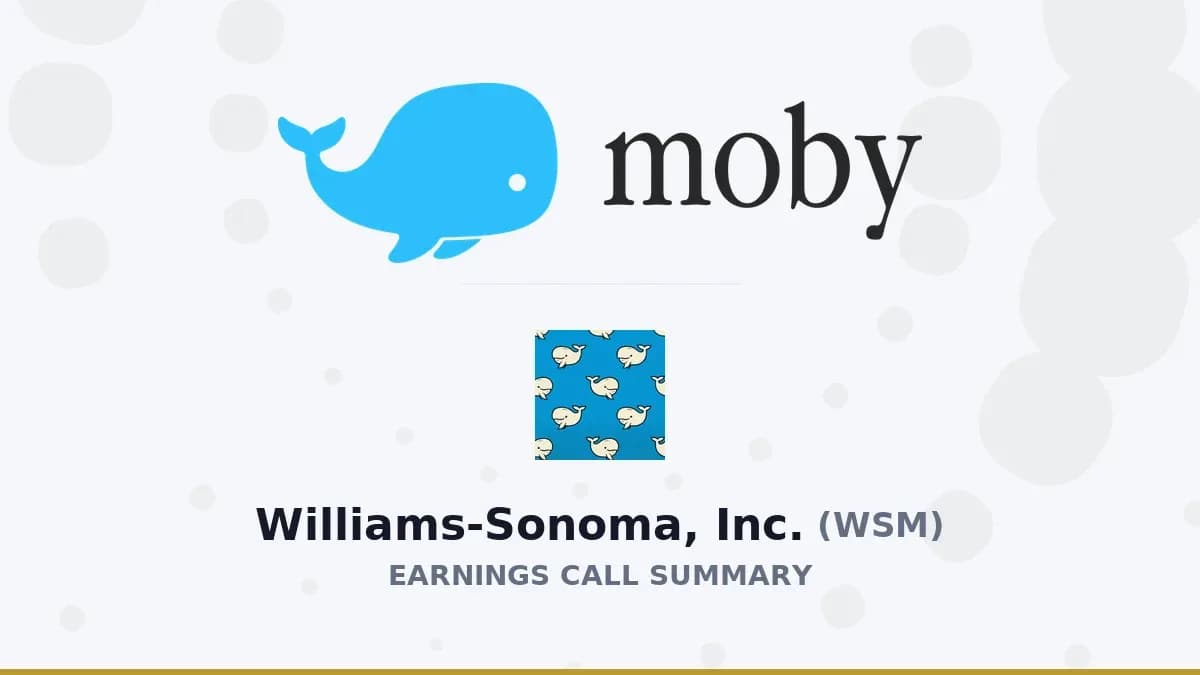 Инвесторууд Williams-Sonoma-д дурлах болсон шалтгаан: ашигт ажиллагааг — Эх сурвалж: finance.yahoo.com (https://finance.yahoo.com/markets/stocks/articles/williams-sonoma-inc-q2-2026-170610121.html)