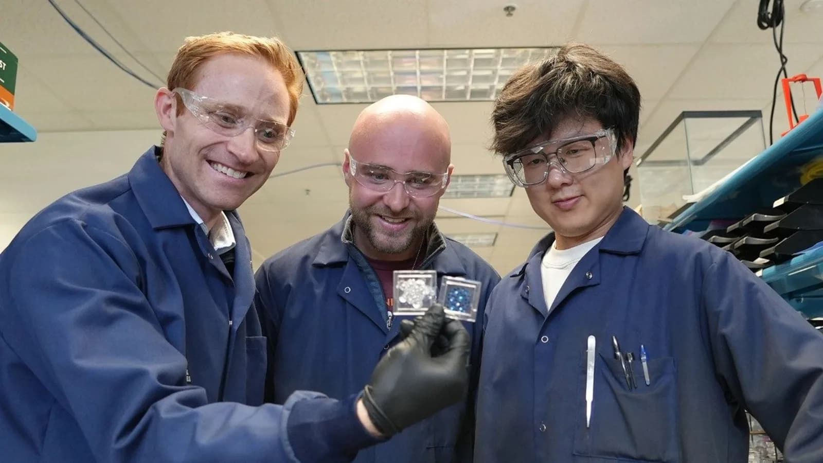 Tiny cracks turn liquid metal droplets into circuits inside soft, stretchable electronics