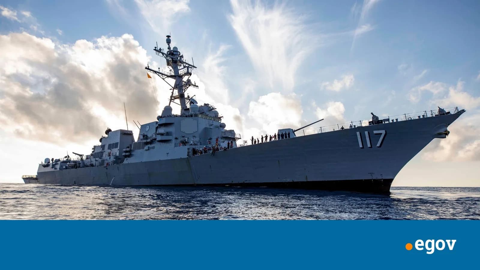 US Navy’s 10,140-ton destroyer tests air defenses with two Nordic allies in Baltic