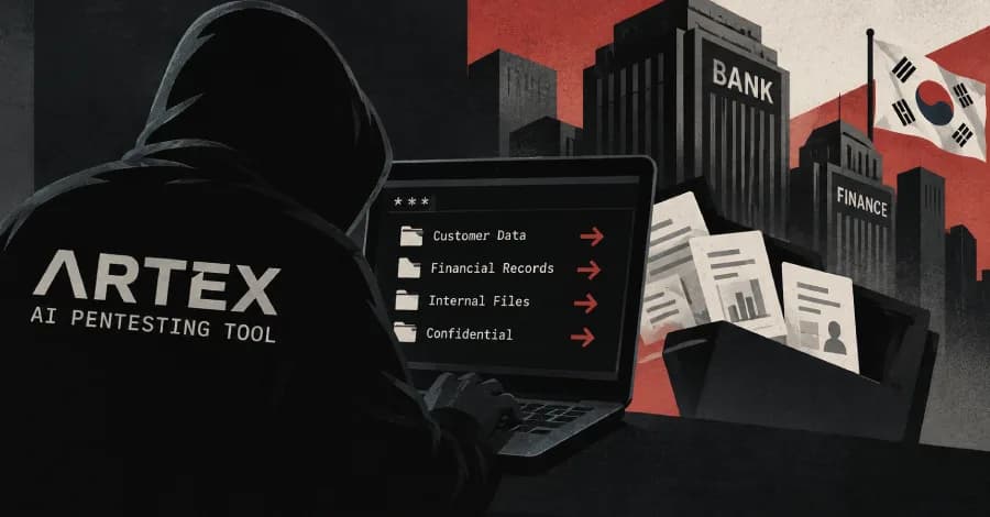 ARTEX AI пентестийн хэрэгсэл ба Өмнөд Солонгосын санхүүгийн байгууллагуудад хийсэн халдлагыг дүрсэлсэн зураглал (The Hacker News)