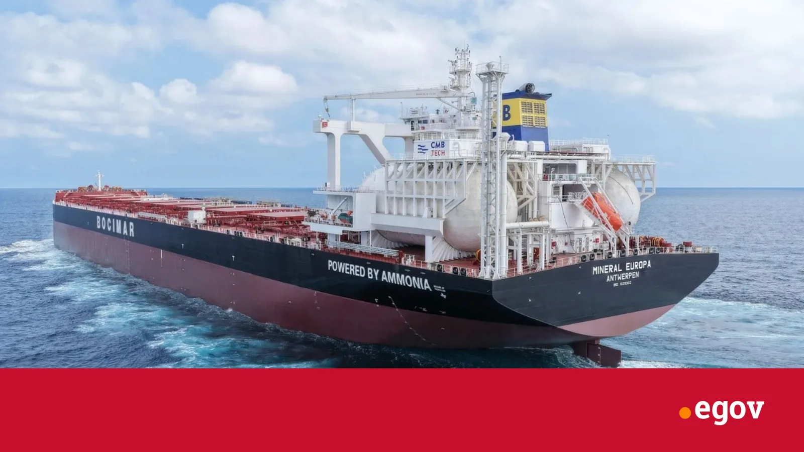World’s first major ammonia-powered bulk carrier enters service for Australian iron ore