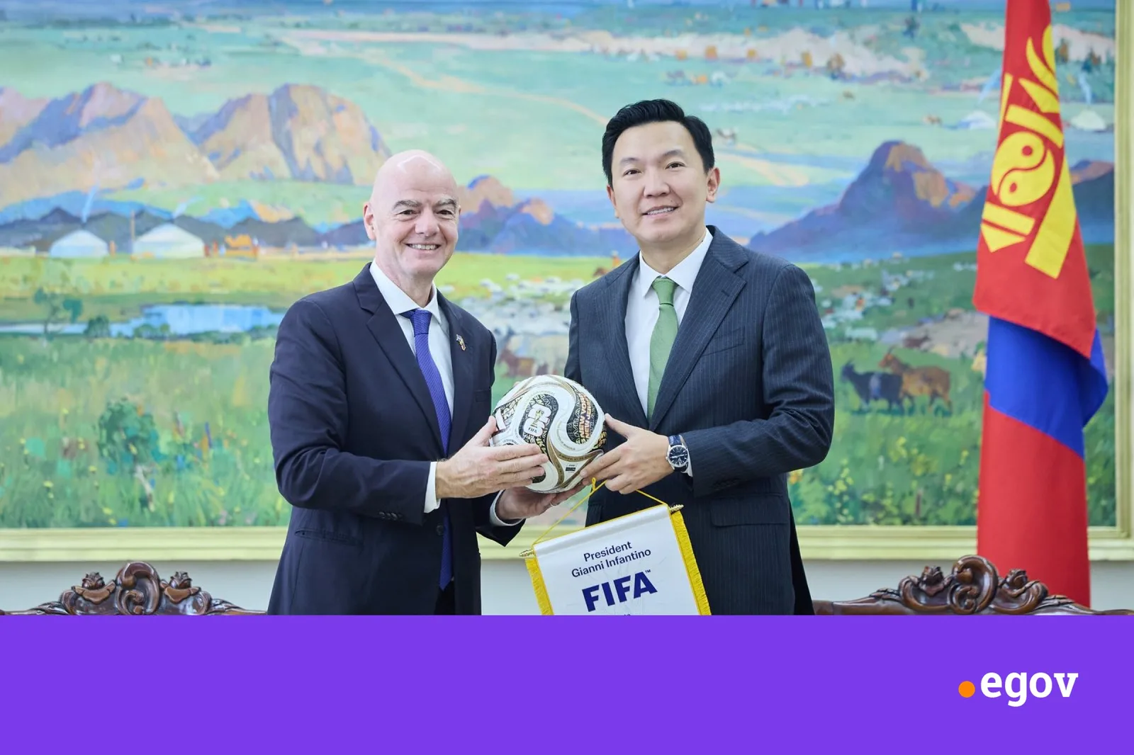 ХӨЛБӨМБӨГИЙН ЦЭНГЭЛДЭХ ХҮРЭЭЛЭН БАЙГУУЛАХАД FIFA-ТАЙ ХАМТАРНА