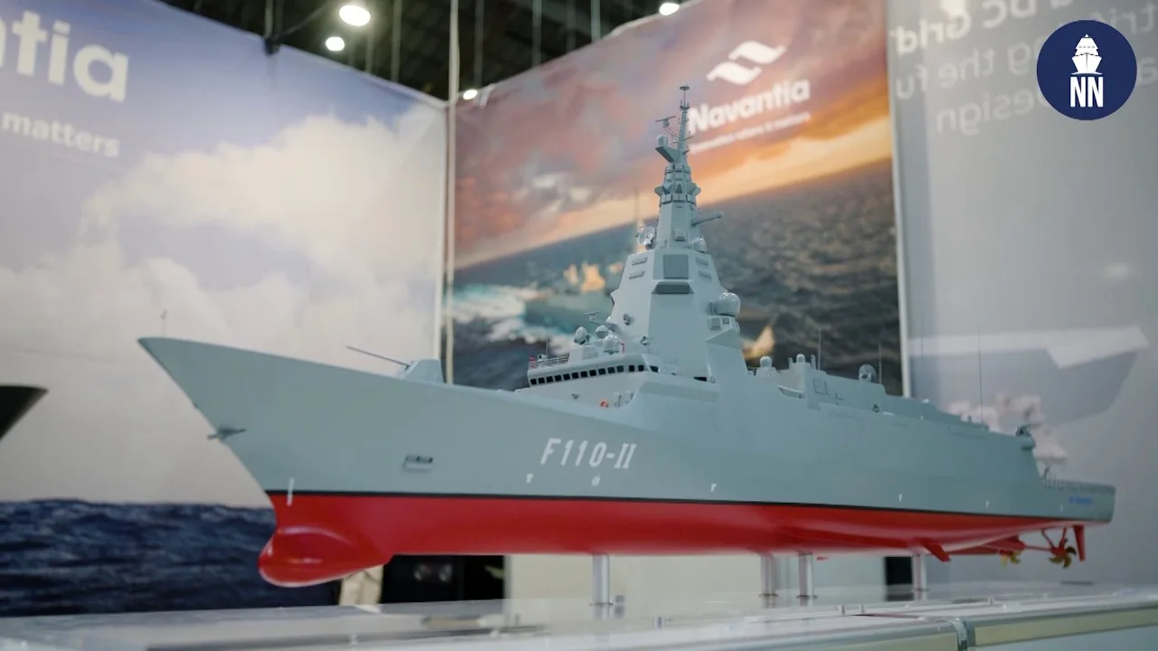 64 missile launch cells: Upgraded F-110 warship packs four times the capacity