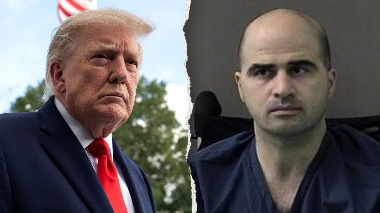 Дональд Трамп болон Нидал Хасан нарын зургийг хослуулсан эвлүүлэг. Зураг: Fox News