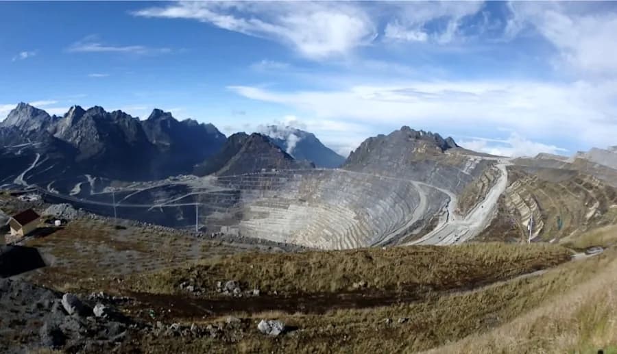 Индонезийн Грасберг зэс, алтны уурхай. Зураг: Mining.com