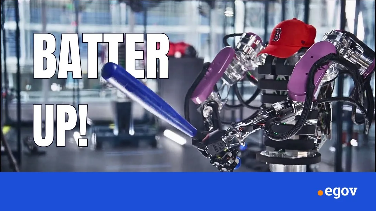 Watch: Two-armed robot throws, catches, and hits balls like a baseball champ