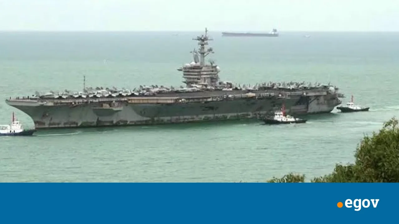 US’ 100,000-ton aircraft carrier returns from Iran with hundreds of war kill markings