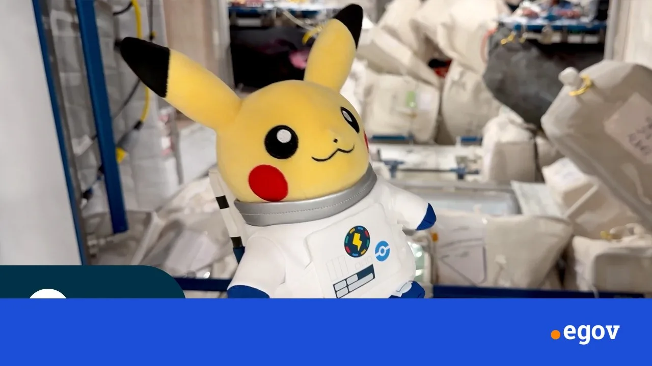 Astronaut Pikachu logs 1,040 orbits in 67 days aboard the ISS, ESA reveals