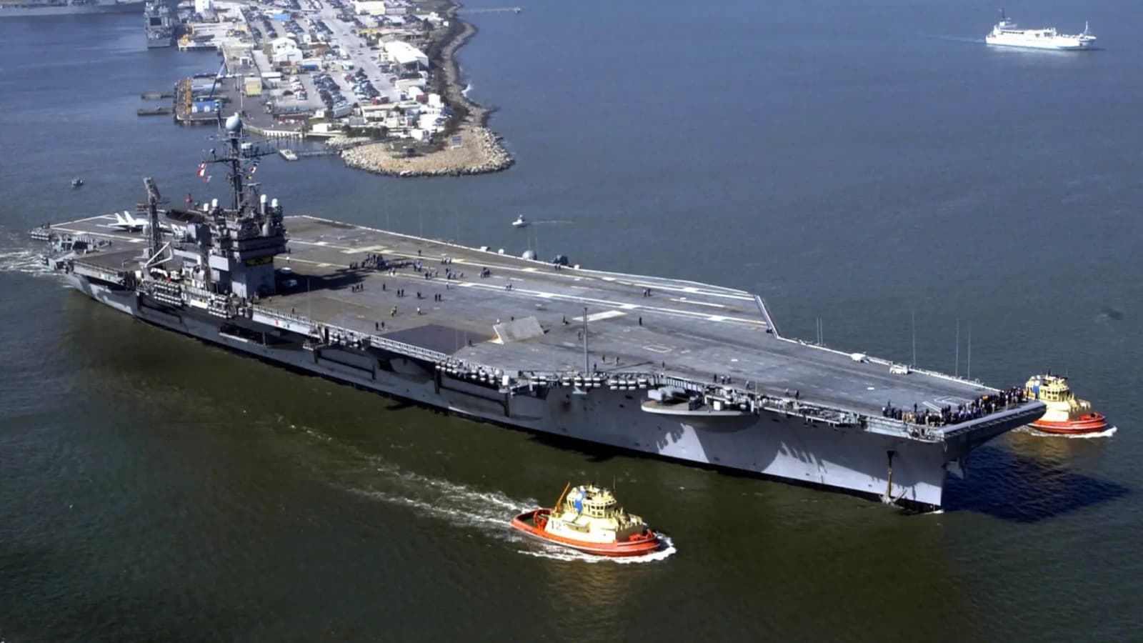 US Navy’s next aircraft carrier hits 99% completion, enters sea-testing phase