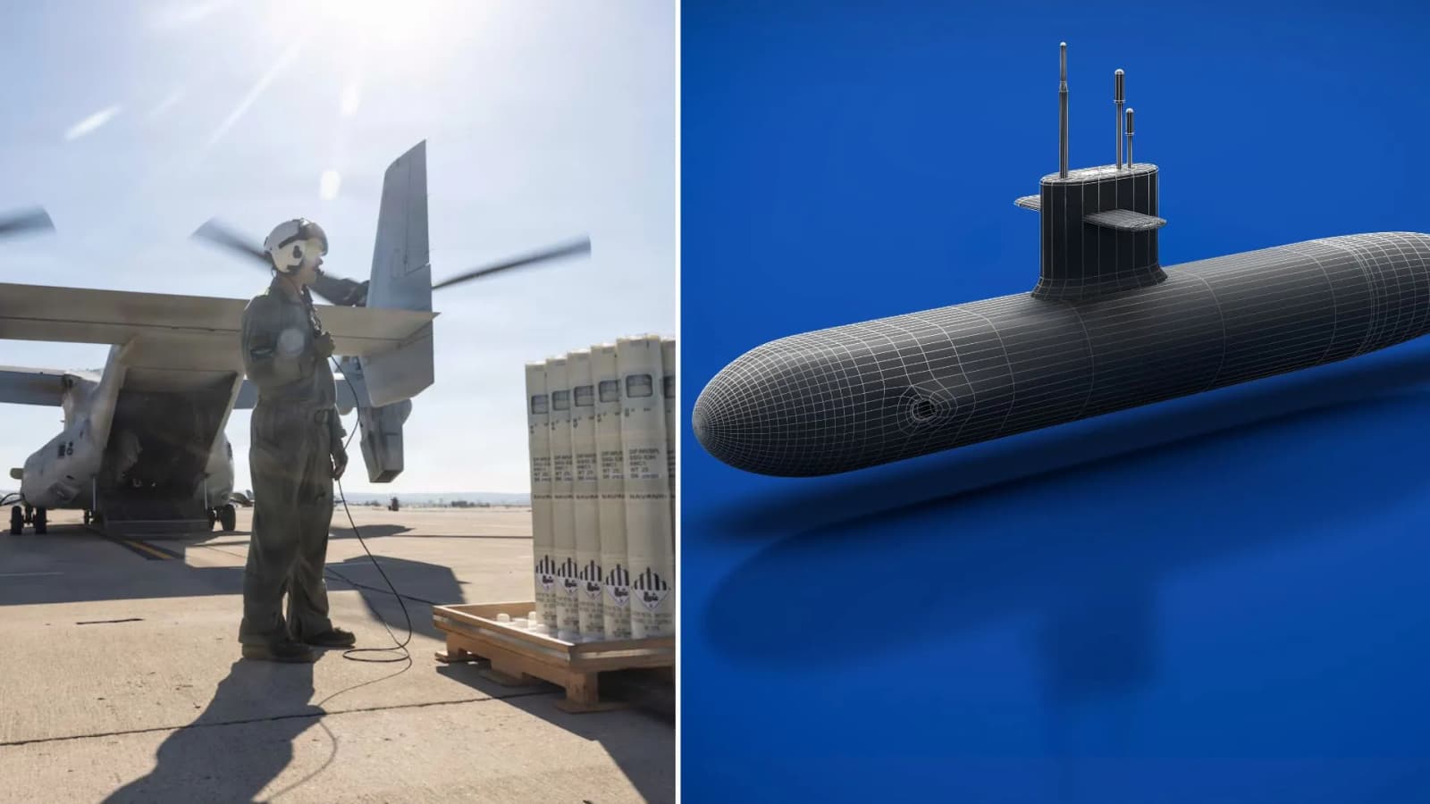 US to conduct anti-submarine operations perfectly with tiltrotor that deploys undersea sensors