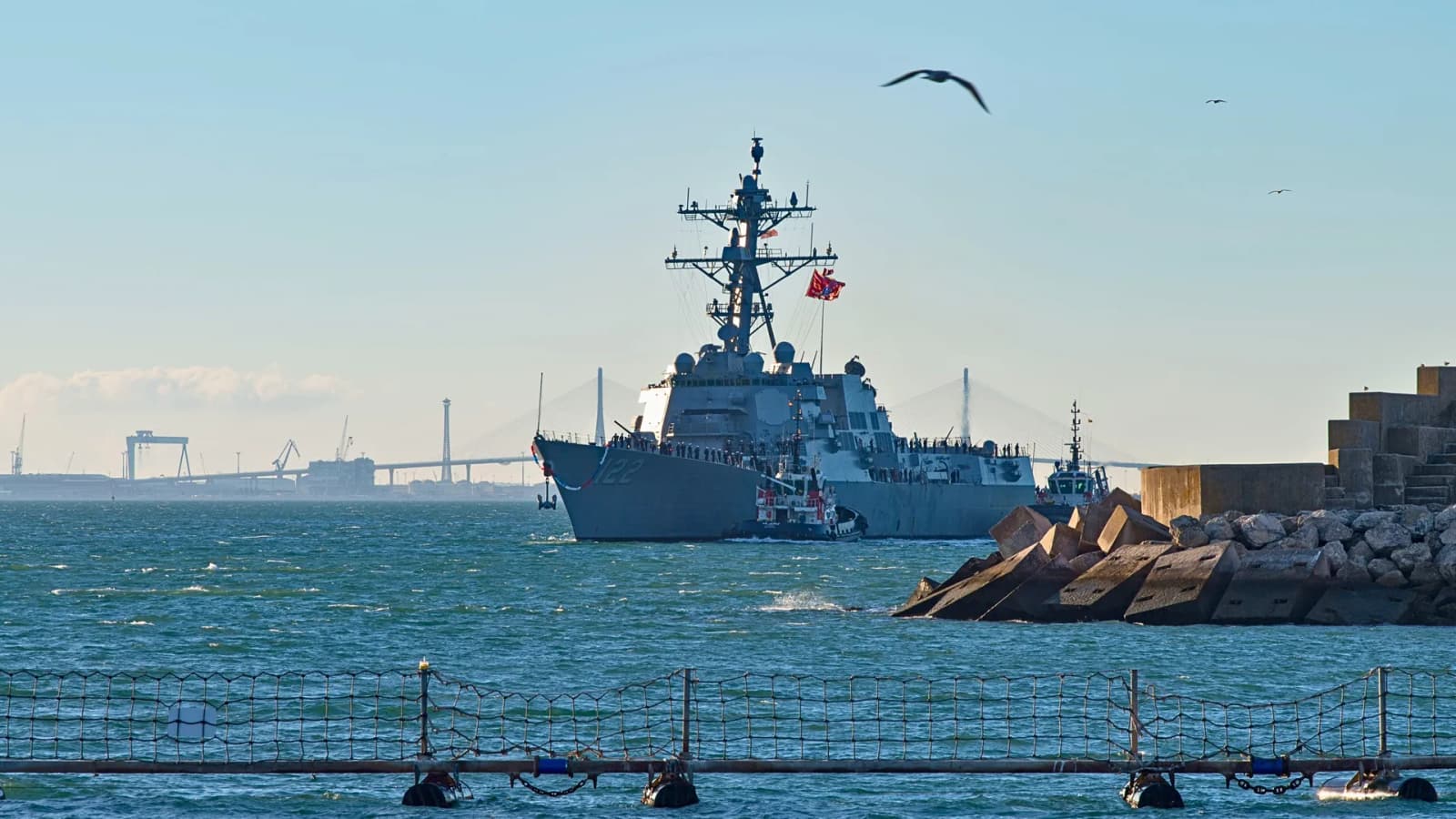US Navy adds DDG 122 to Rota fleet: USS John Basilone for air, sub and surface missions