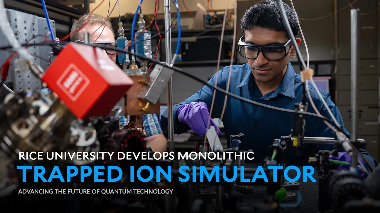 Researchers turn a glowing failure into a 3D monolithic trap for quantum simulation