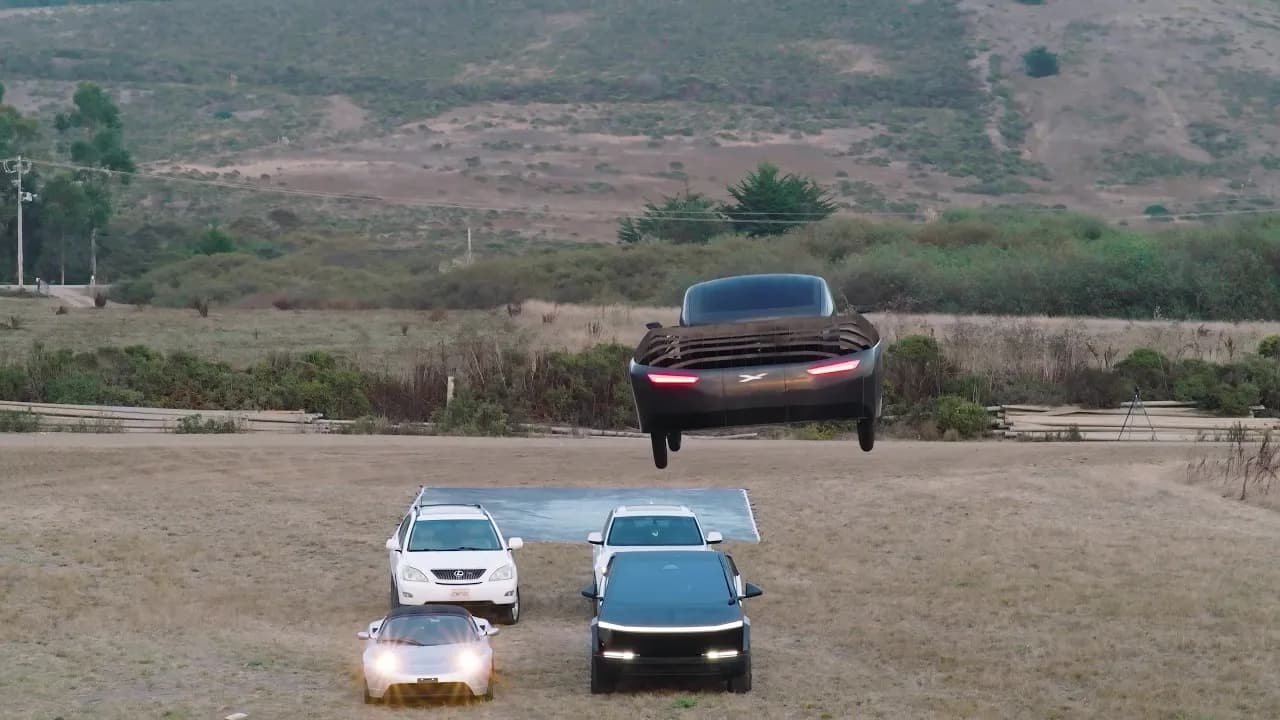 Musk’s Roadster lifts off on air thrusters while Alef’s flying car claims 11-year head start