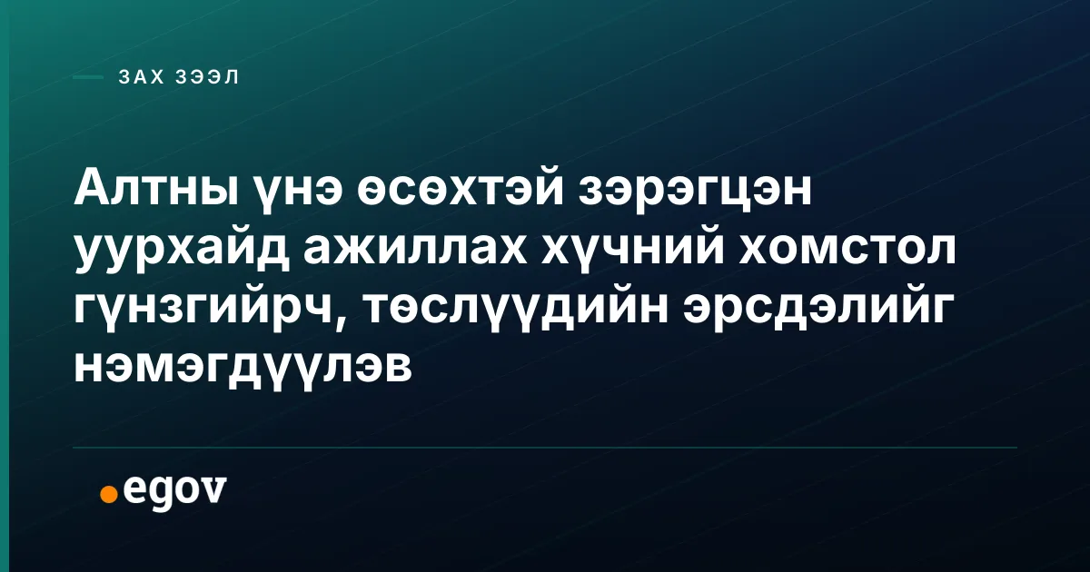 Алтны үнэ өсөхтэй зэрэгцэн уурхайд ажиллах хүчний хомстол гүнзгийрч, төслүүдийн эрсдэлийг нэмэгдүүлэв
