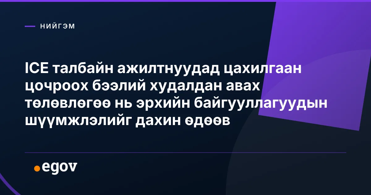 ICE талбайн ажилтнуудад цахилгаан цочроох бээлий худалдан авах төлөвлөгөө нь эрхийн байгууллагуудын шүүмжлэлийг дахин өдөөв