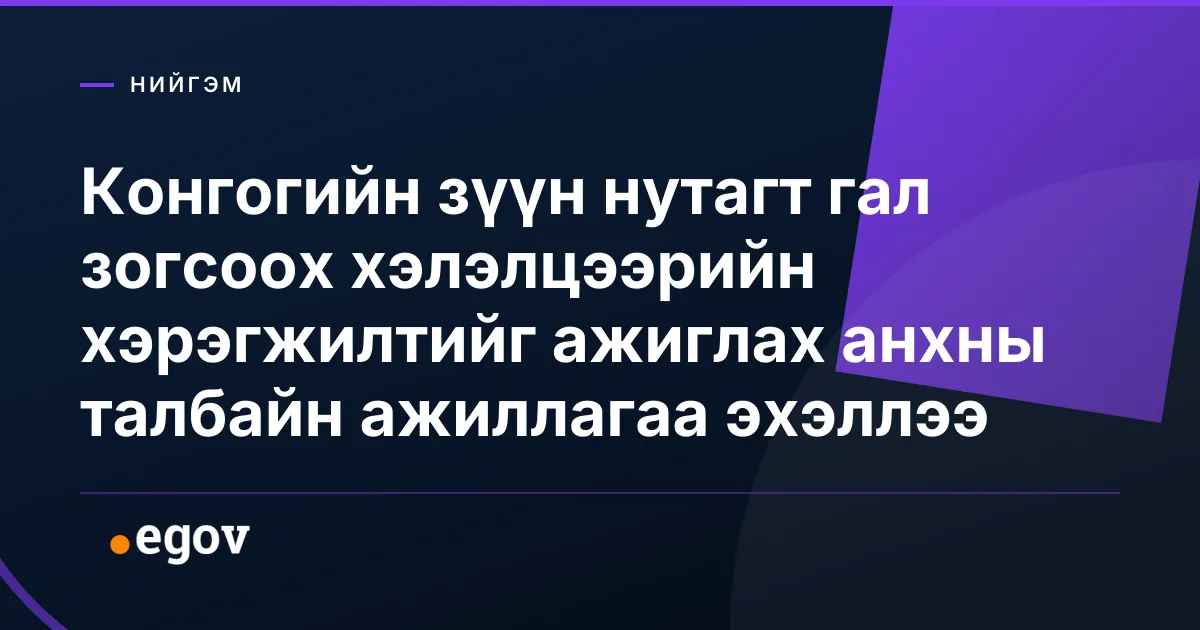 Конгогийн зүүн нутагт гал зогсоох хэлэлцээрийн хэрэгжилтийг ажиглах анхны талбайн ажиллагаа эхэллээ