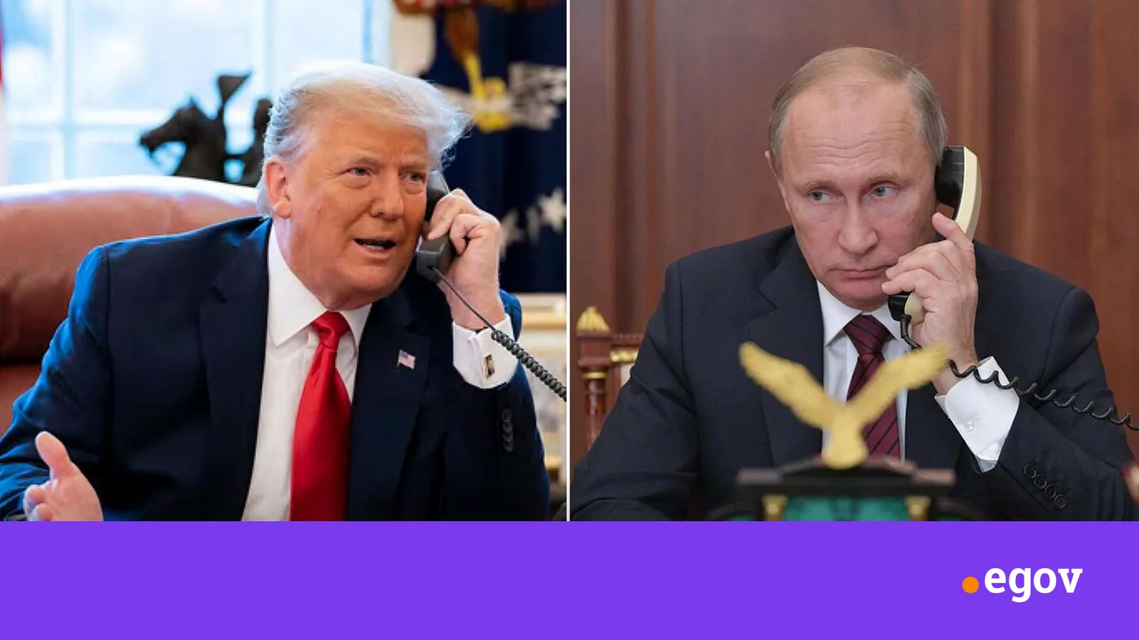 Д.Трамп, В.Путин нар Украины асуудлаар нэг цаг орчим утсаар ярьжээ