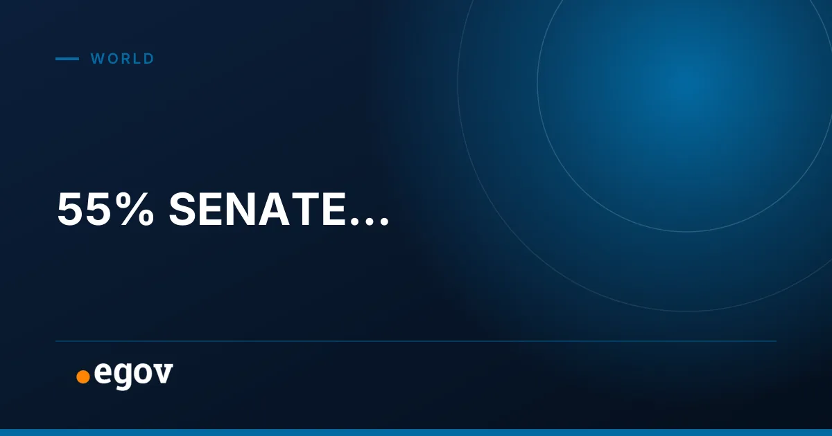 55% SENATE...