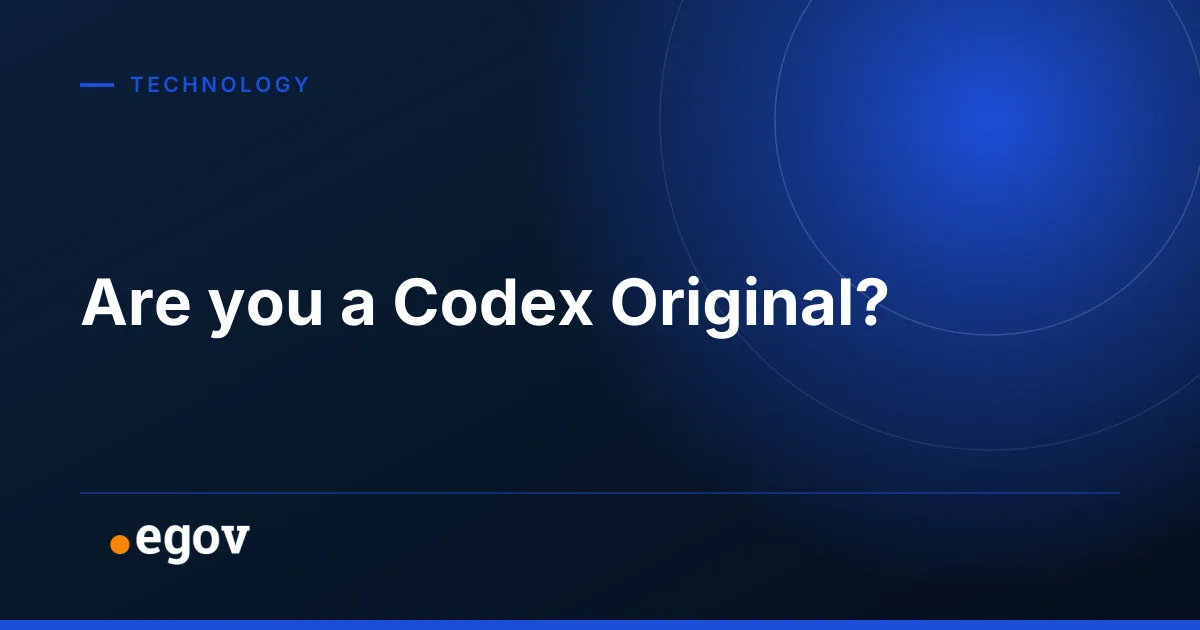 Are you a Codex Original?