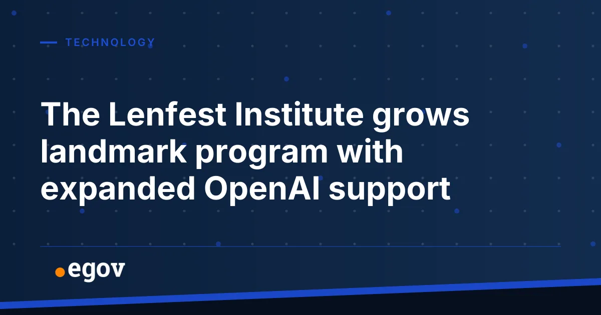 The Lenfest Institute grows landmark program with expanded OpenAI support