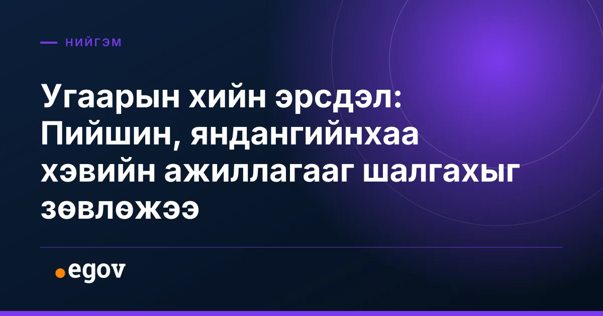Угаарын хийн эрсдэл: Пийшин, яндангийнхаа хэвийн ажиллагааг шалгахыг зөвлөжээ