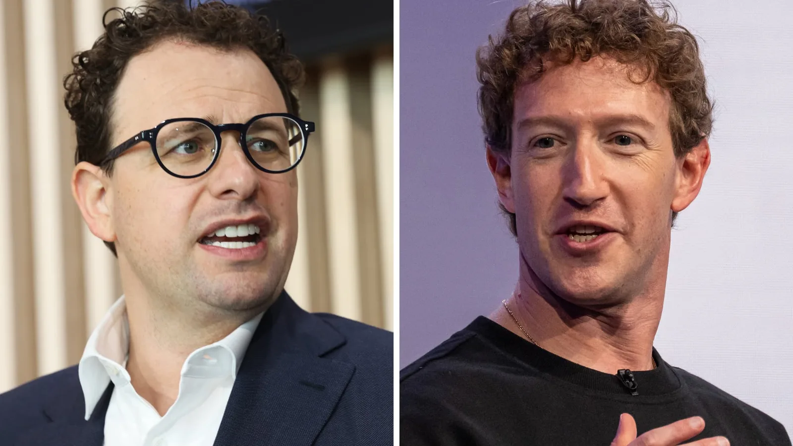 Anthropic-ийн CEO Дарио Амодей, Meta-ийн CEO Марк Цукерберг — Эх сурвалж: CNBC (https://www.cnbc.com/2026/09/28/trump-ai-tech-lunch.html)