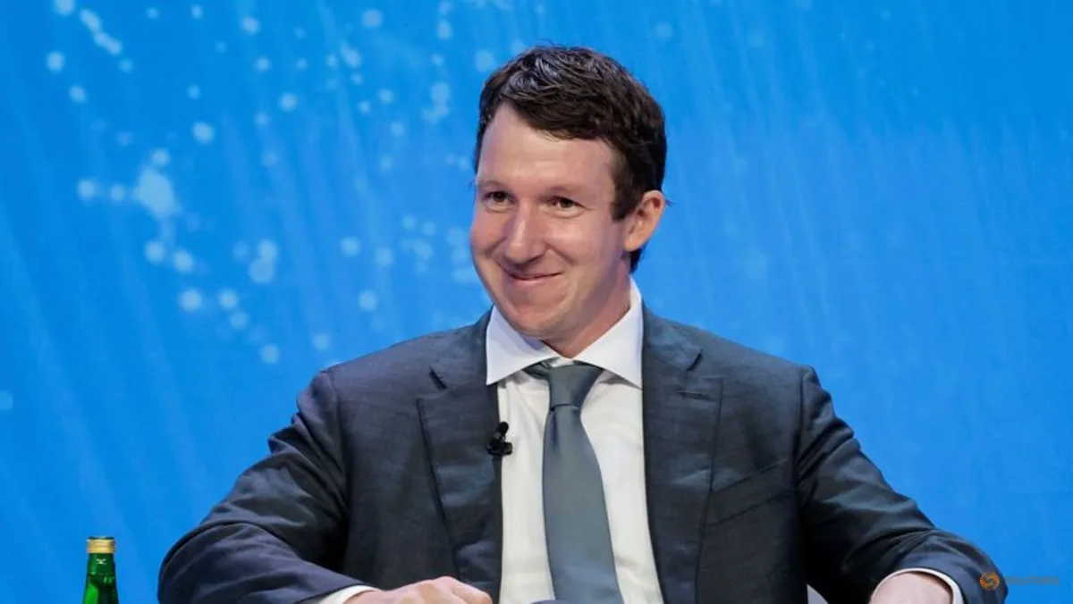 Anthropic co-founder Jack Clark on stage at the IMF and World Bank Annual Meetings in Bangkok (Reuters)