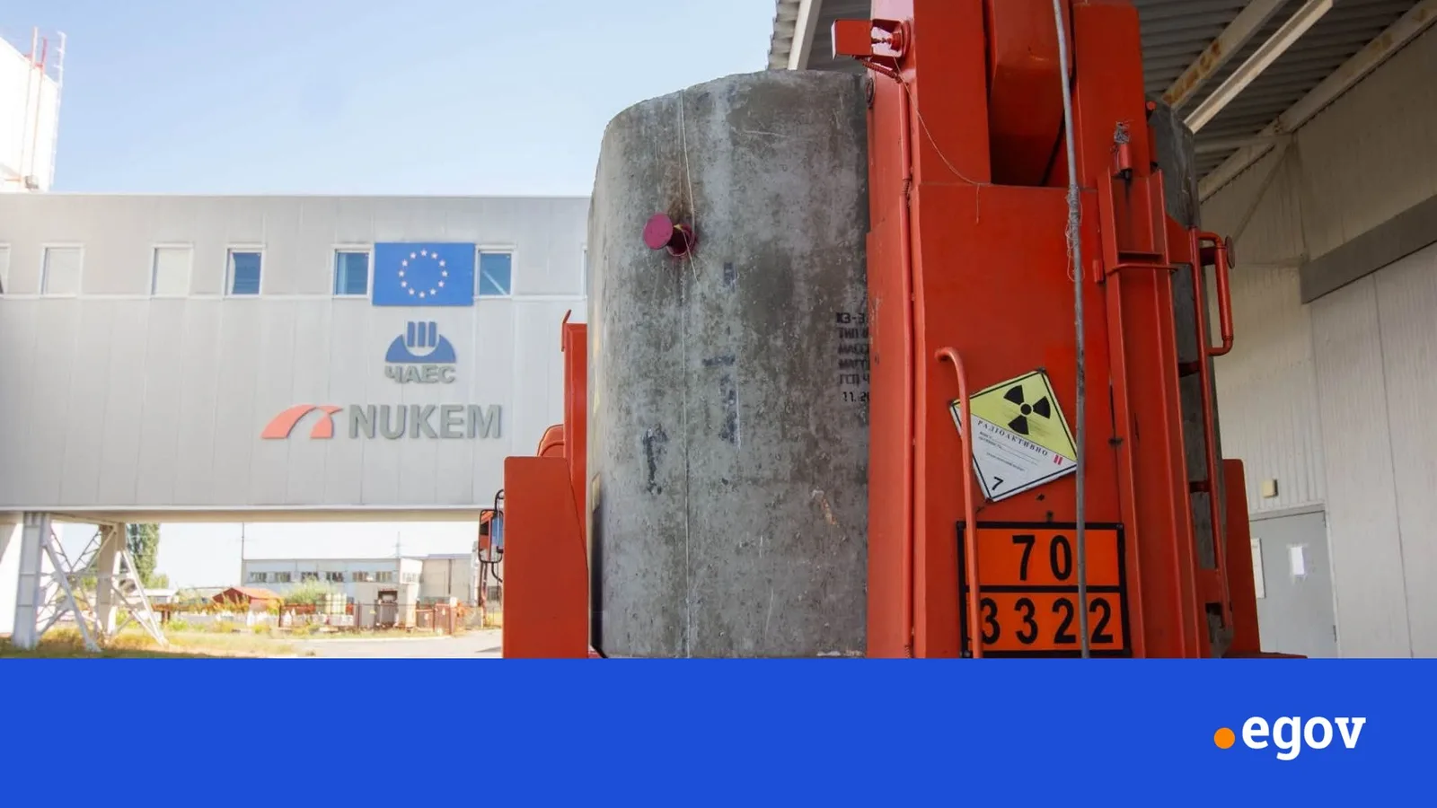 First shipment of processed Chernobyl radioactive waste sent for permanent burial