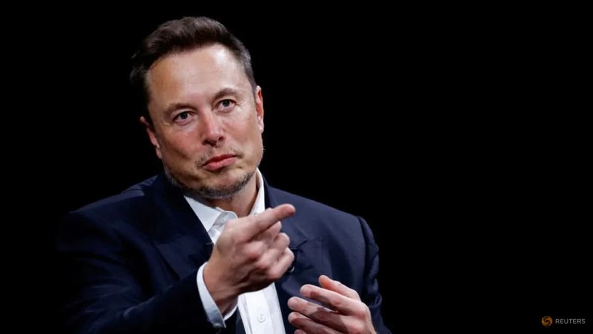Elon Musk at the VivaTech conference in Paris