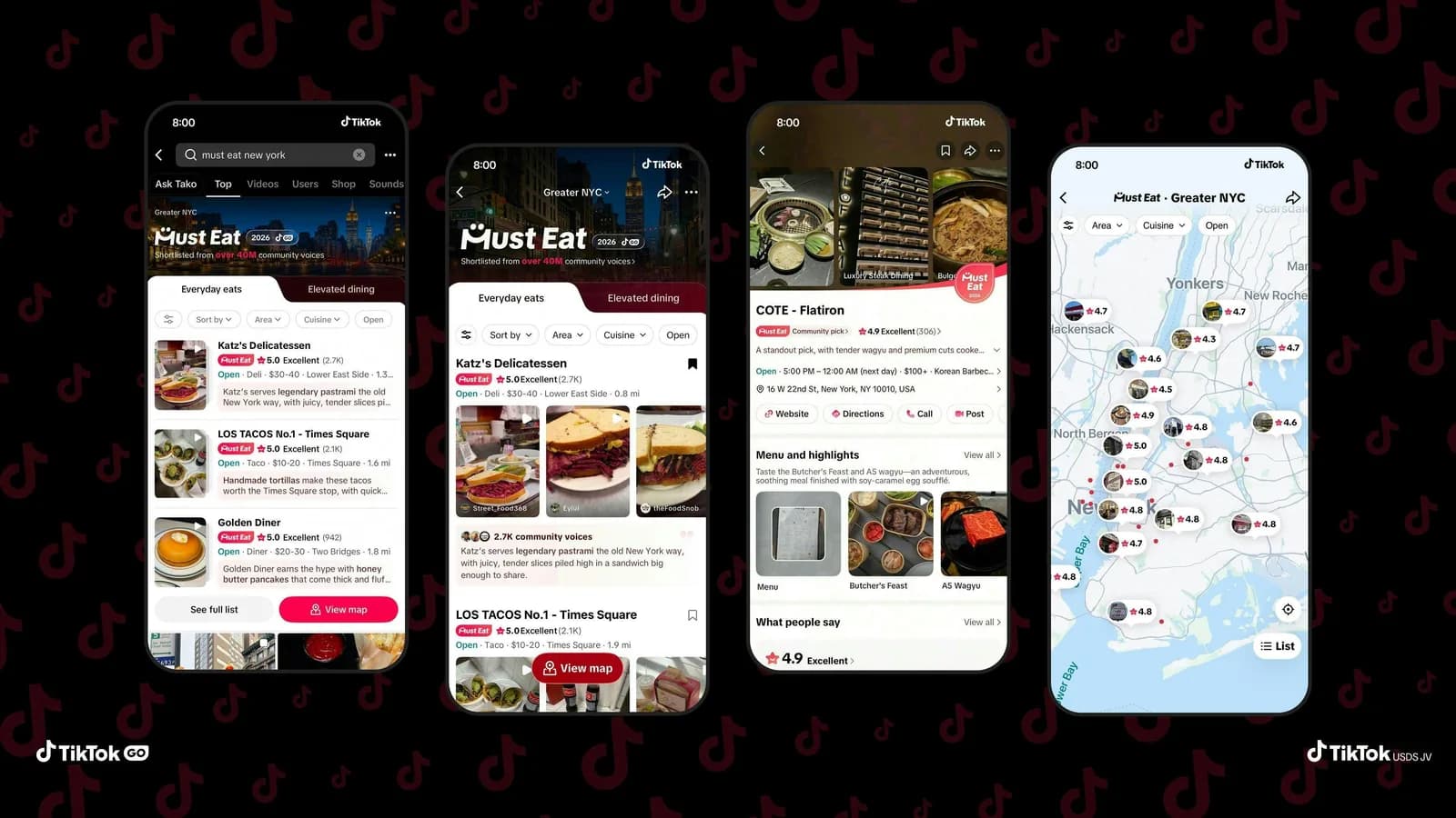 TikTok is going after Yelp and Google Maps with an in-app restaurant guide
