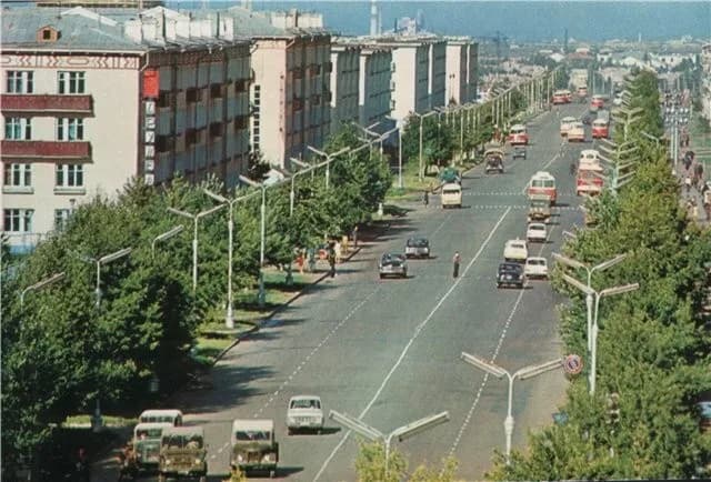 A central Ulaanbaatar avenue in an archival photograph. Image: GoGo.mn