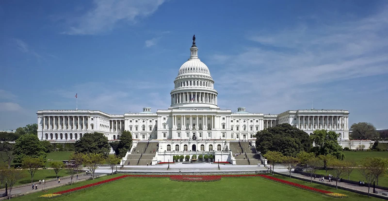 West front of the US Capitol in Washington, D.C.