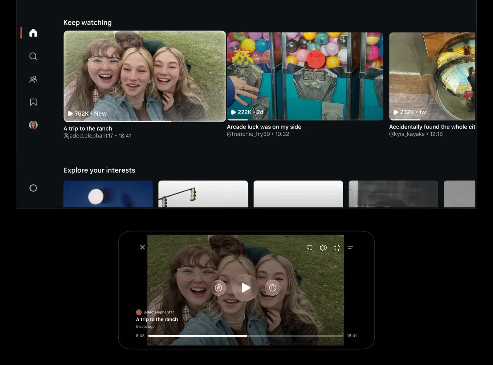 Instagram chases YouTube with a push for longer, widescreen videos