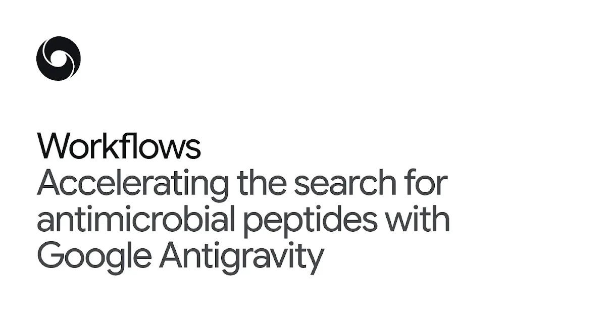 Visual associated with Google DeepMind's Antigravity antimicrobial peptide walkthrough