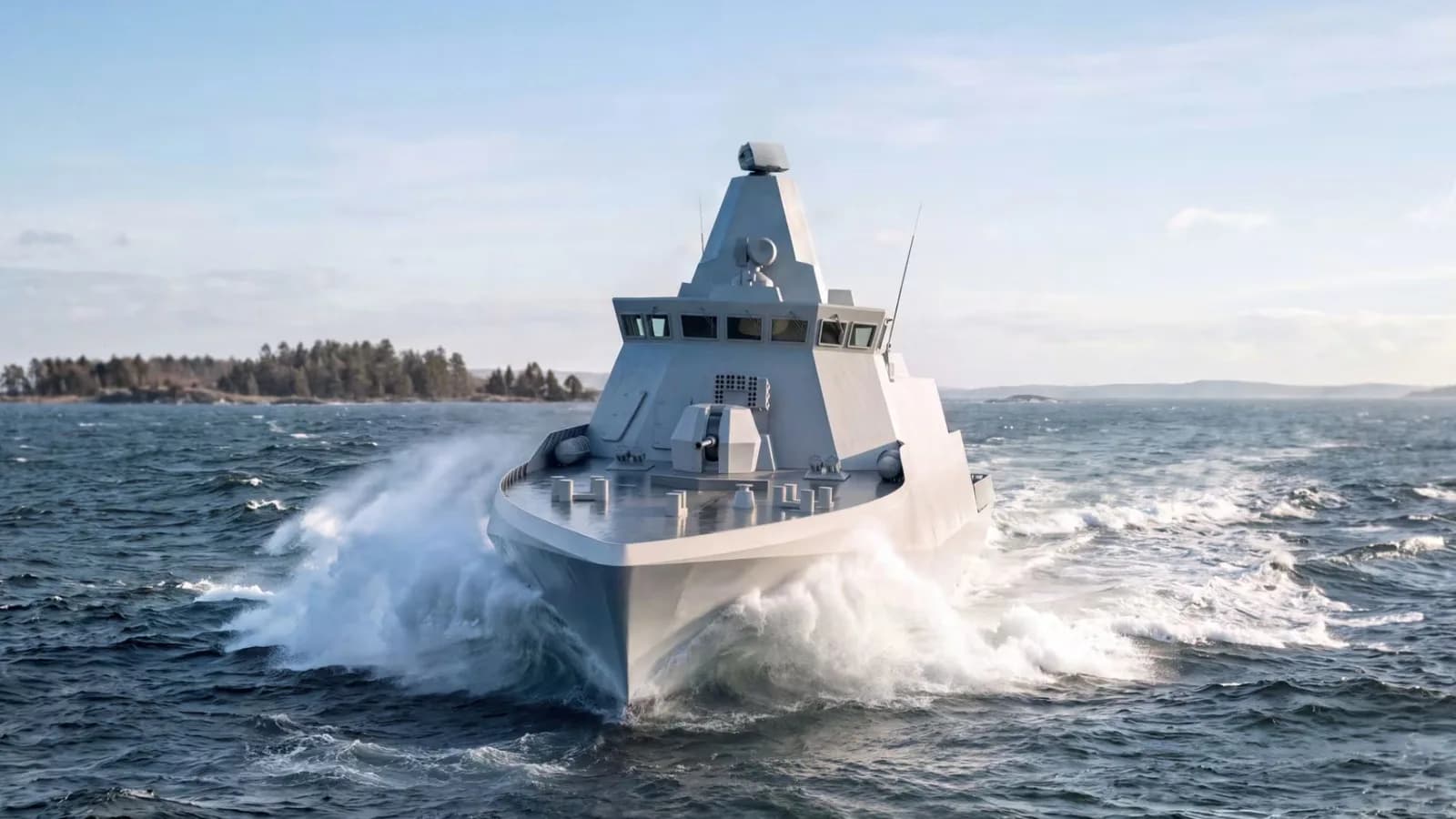 Saab naval radar with 155-mile range resists jamming to detect aircraft and missiles
