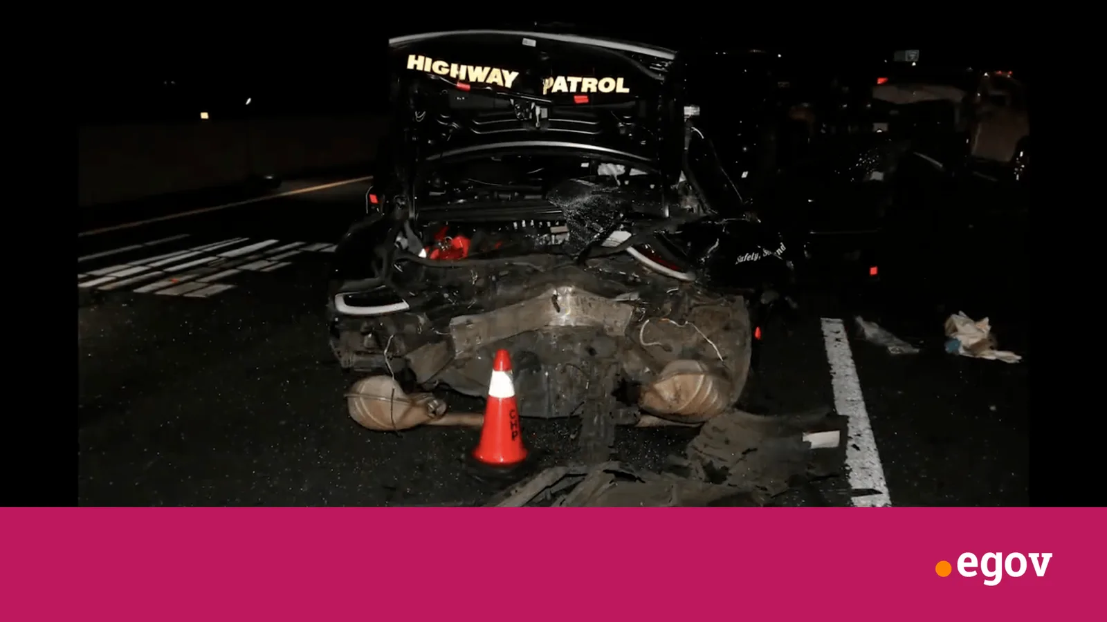 Tesla driver says he was asleep and using FSD when he crashed into highway patrol cars