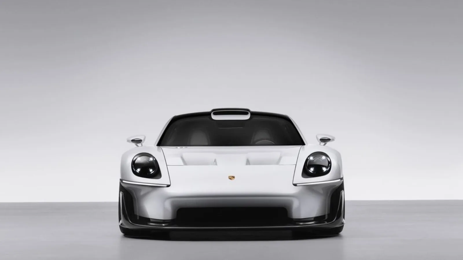Porsche Mission S концепт автомашин урдаас нь харахад. Зураг: CNBC