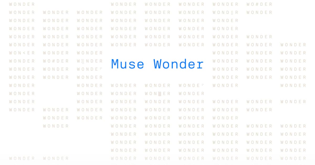 Meta-ийн Muse Wonder загварын нээлтийн түлхүүр дүрслэл