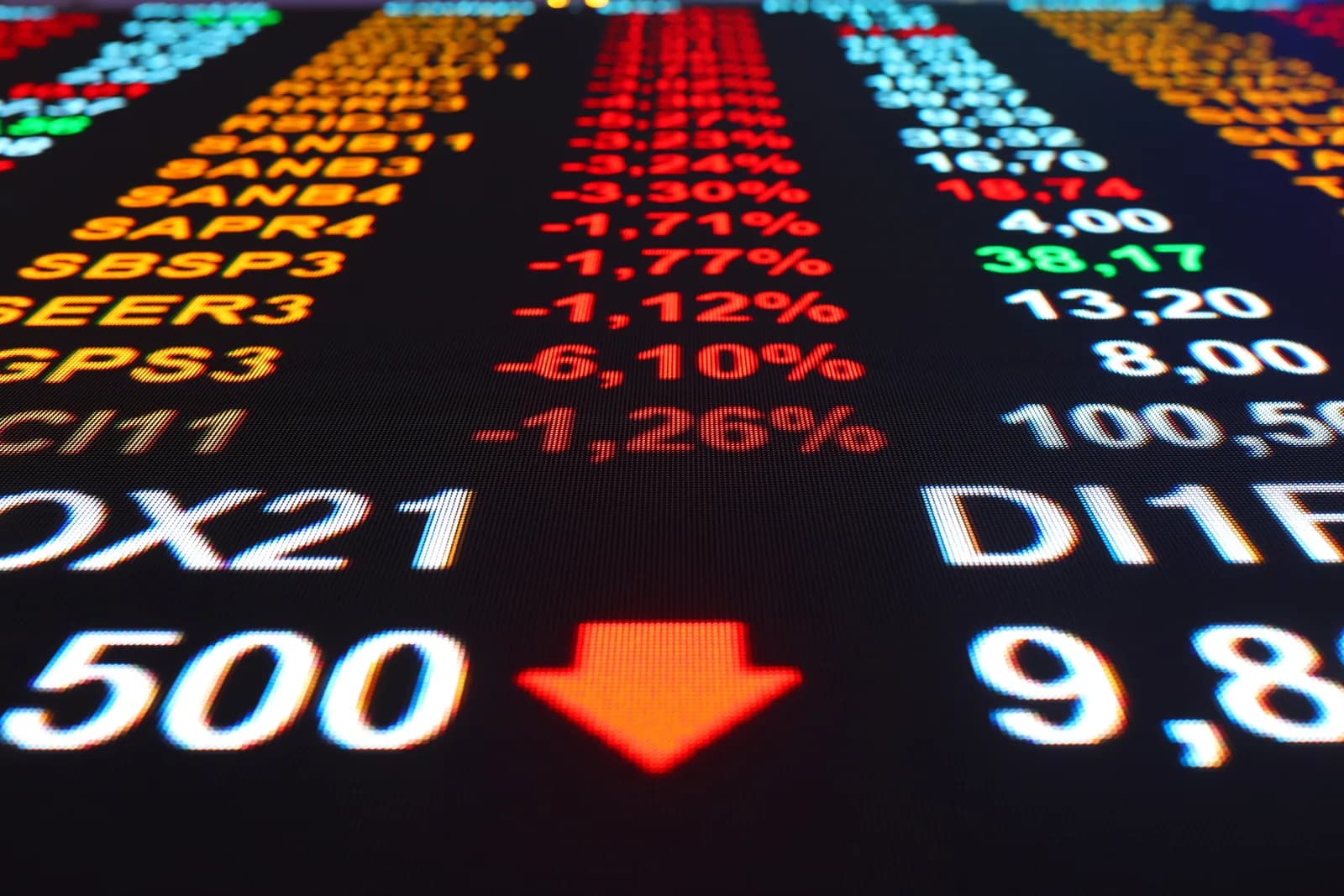 Market board at the São Paulo stock exchange, file photo. Image: Reuters, via G1