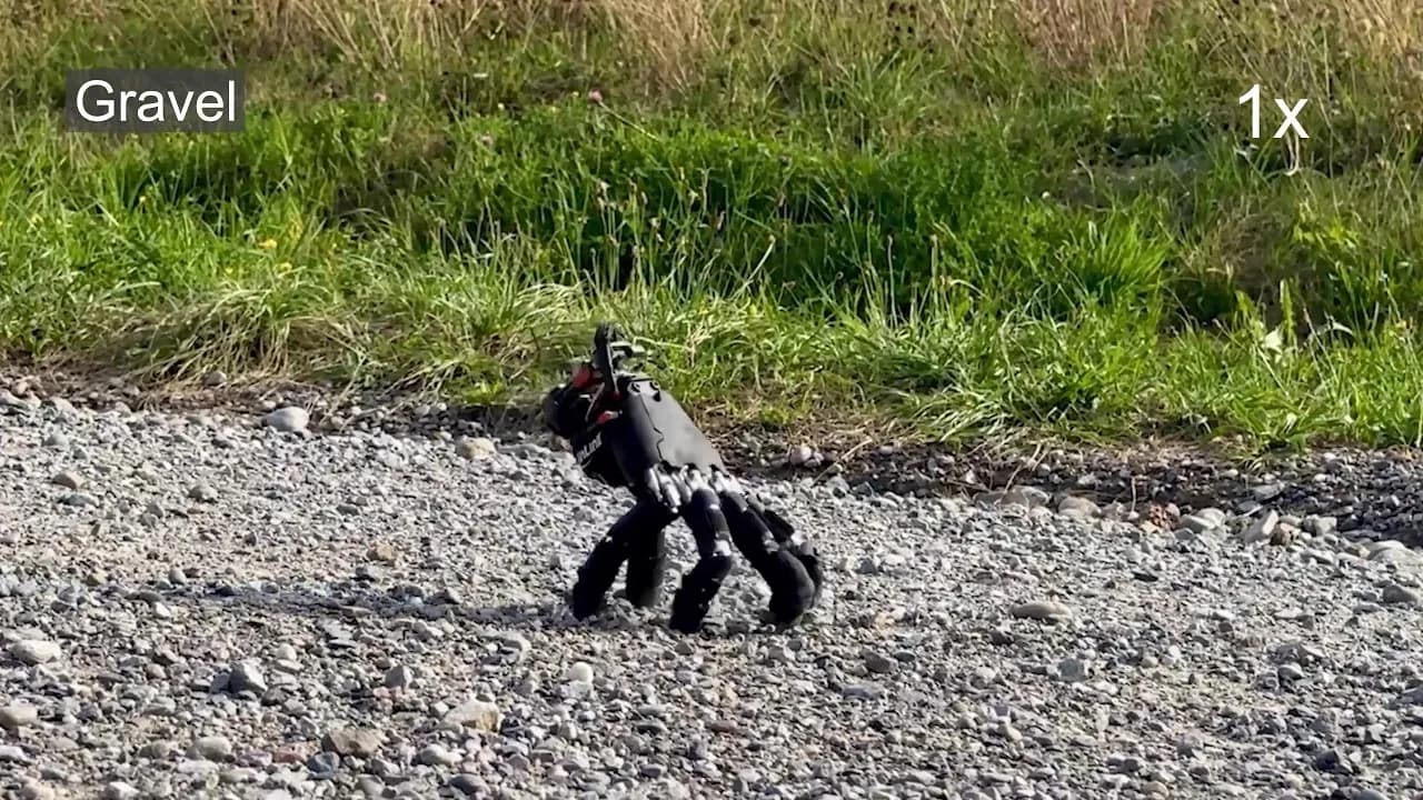 NVIDIA-trained robotic hand at ETH Zurich crawls, types and picks up objects