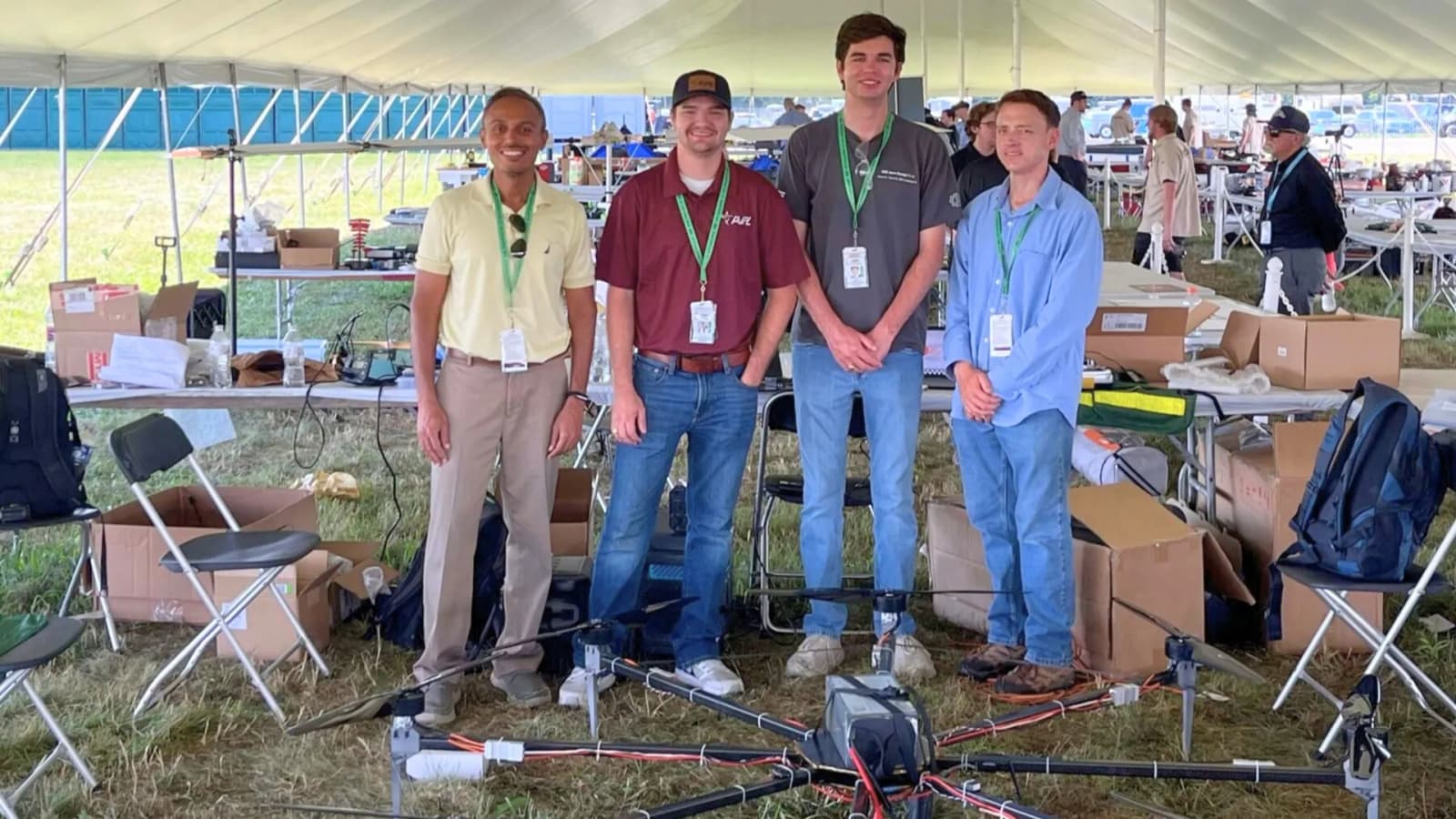 Texas A&M students build 6-pound drone that carries cargo twice its own weight