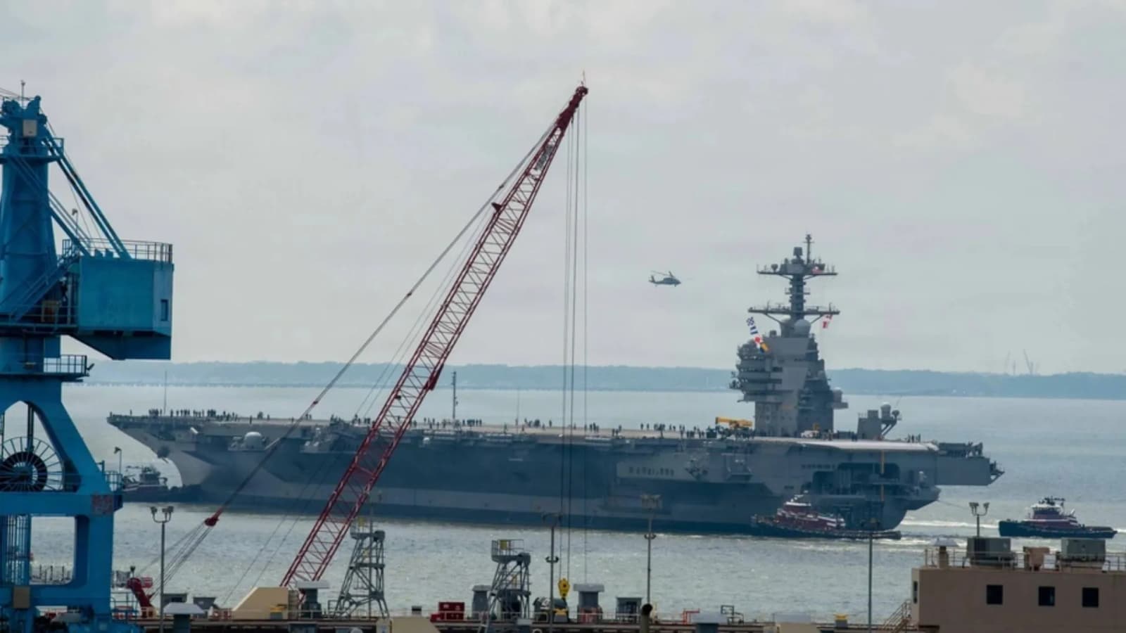 CVN 79: Second boat of 100,000-ton Ford class nuclear powered carrier is 99% complete