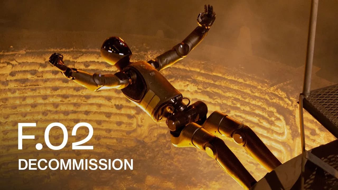 Humanoid robot fleet decommissioned in wild Terminator-style leap into molten steel