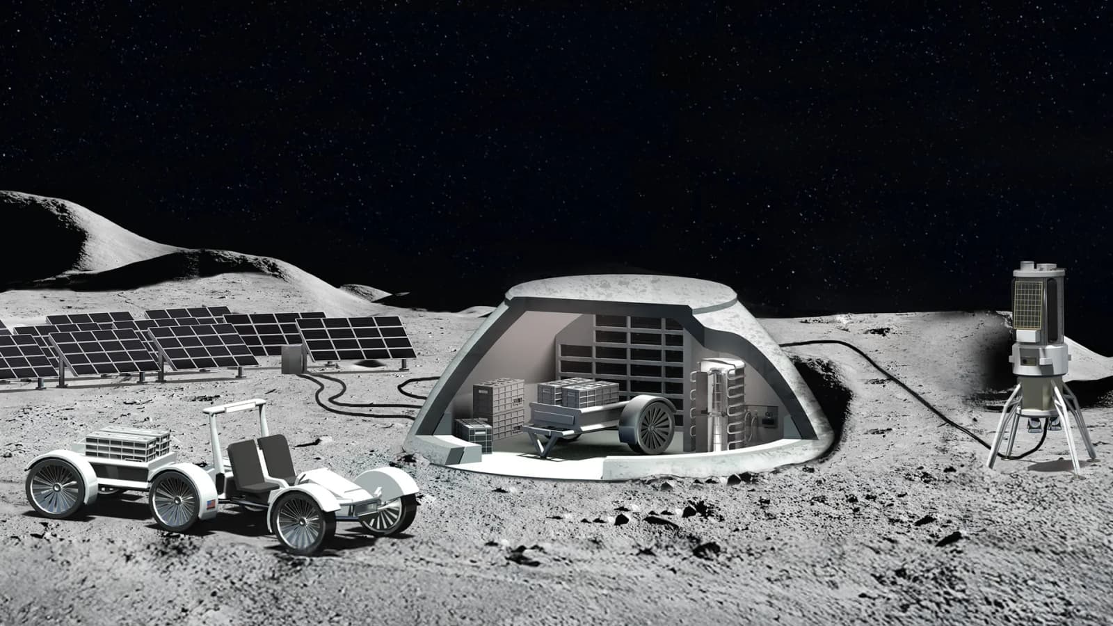 Hydrogen fuel cell that works without air targets long-duration Moon missions