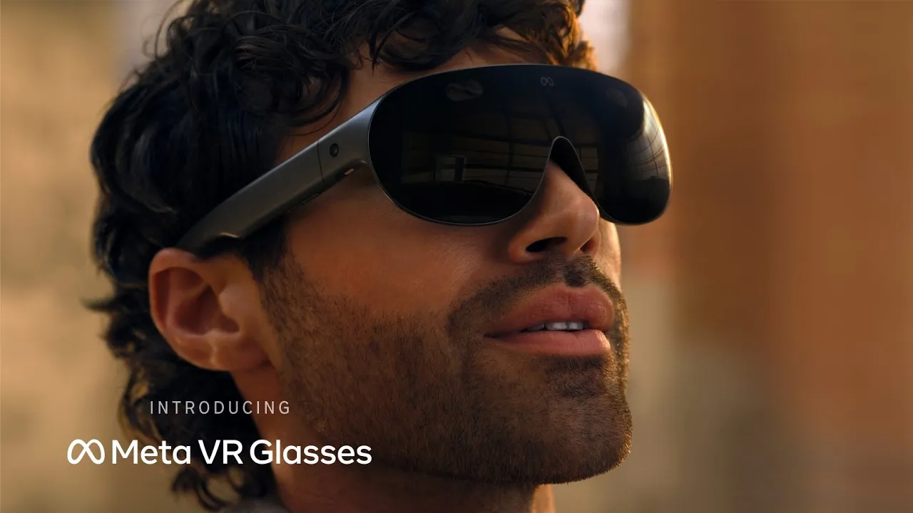 Meta unveils 100g VR glasses with 5K display, gesture controls and 3D movie viewing