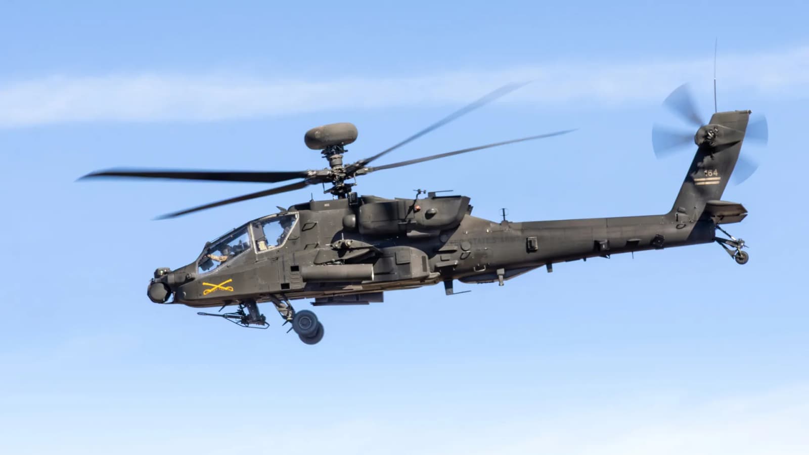 US Army’s AH-64 Apaches, cued by Sentinel radar, down three drones in air-to-air test