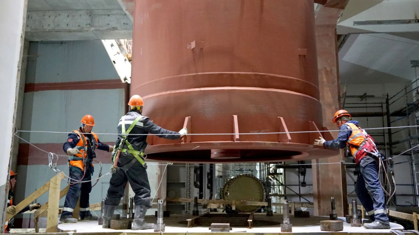 World’s first lead-cooled nuclear plant installs massive 95-ton steam separators
