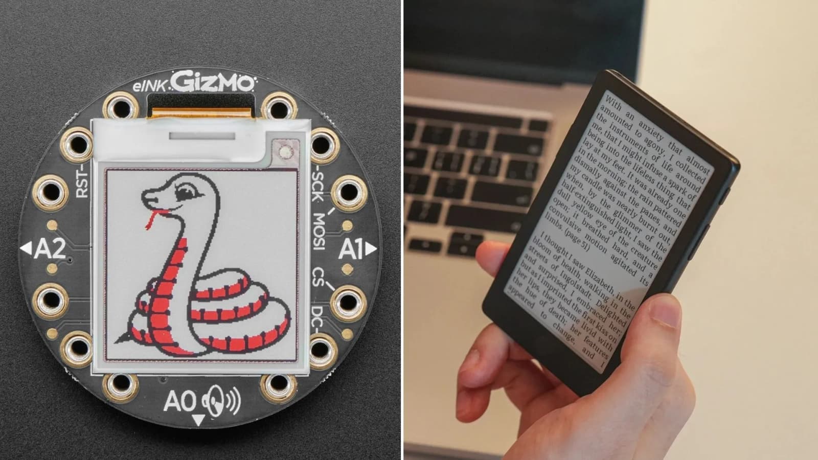 How electrophoretic e-ink displays create images without a backlight
