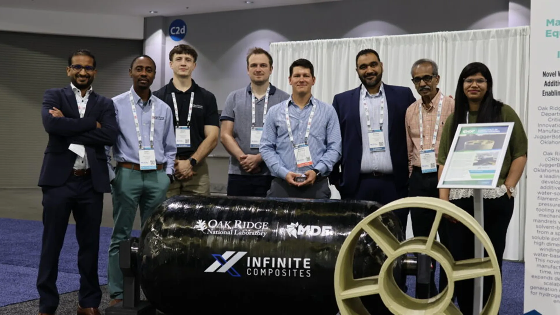 US unveils water-soluble 3D-printed tool for lighter hydrogen storage tanks